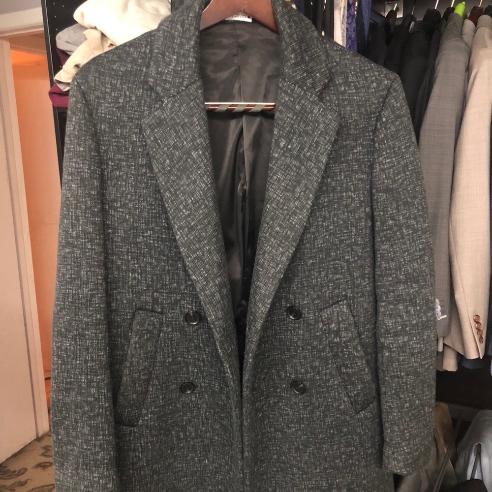 Zara double breasted overcoat